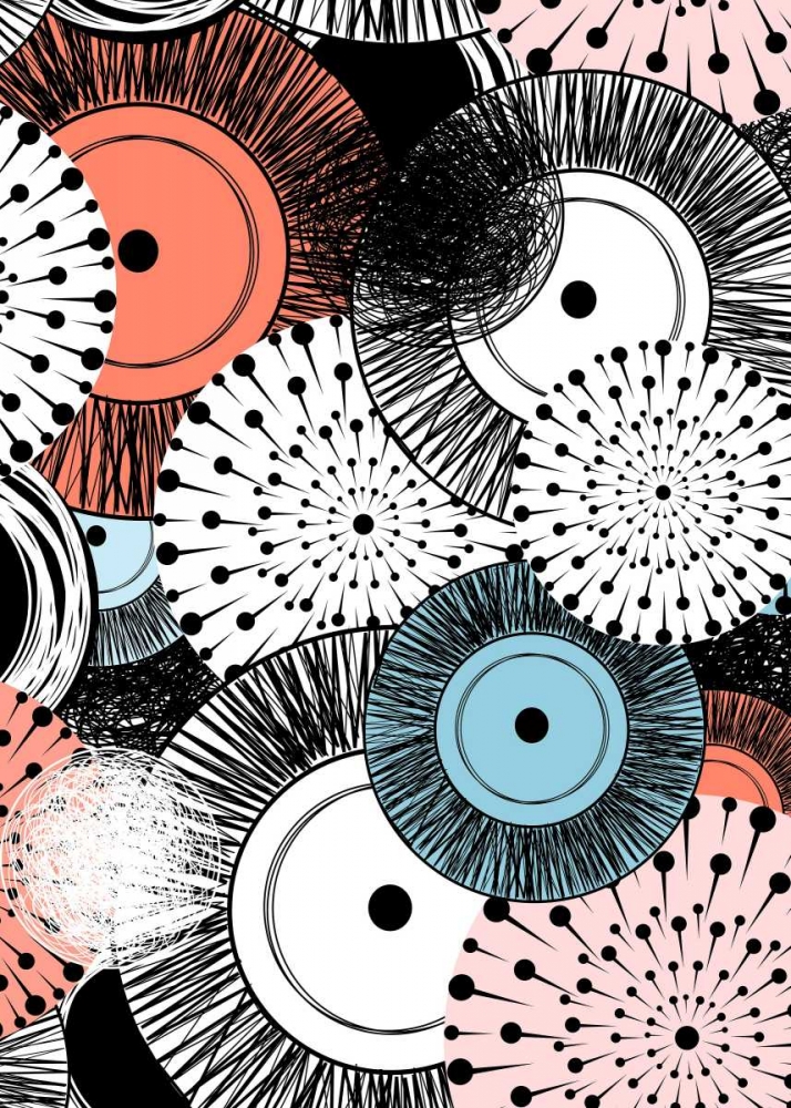 Flowers and Design art print by GraphINC for $57.95 CAD