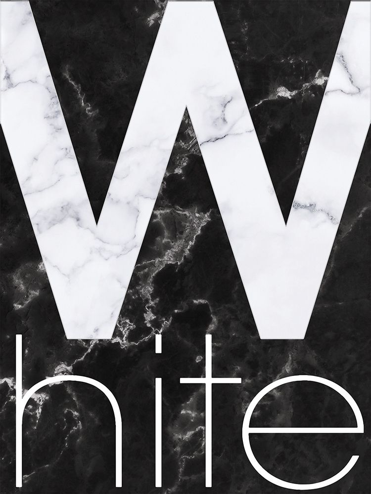 White Marble art print by TypeLike for $57.95 CAD