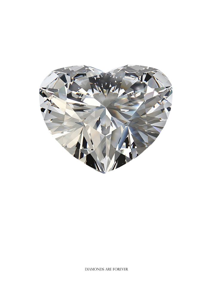 Diamonds are Forever I art print by TypeLike for $57.95 CAD