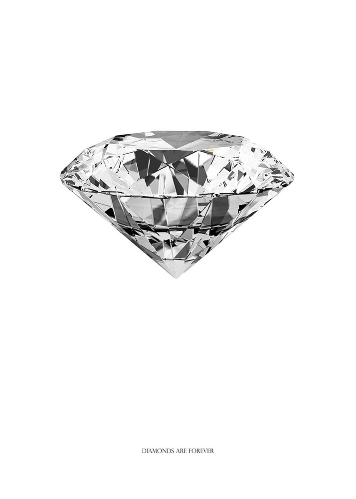 Diamonds are Forever II art print by TypeLike for $57.95 CAD