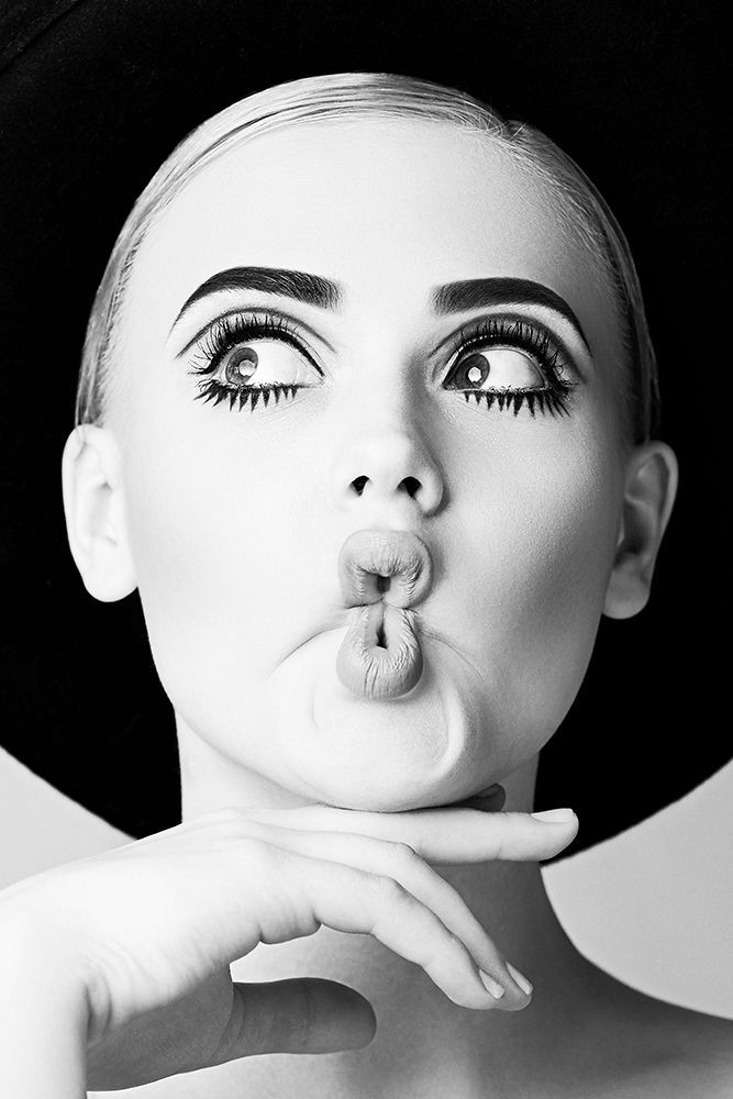 Fish Face Glamour art print by Incado for $57.95 CAD