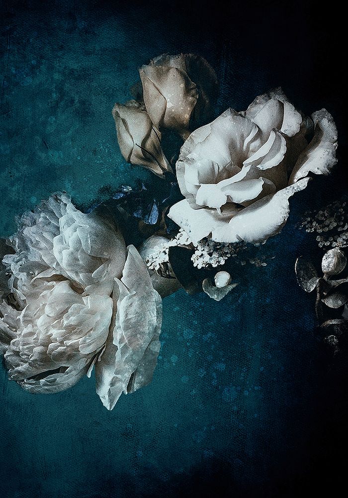 Blue Flower 2 art print by Incado for $57.95 CAD