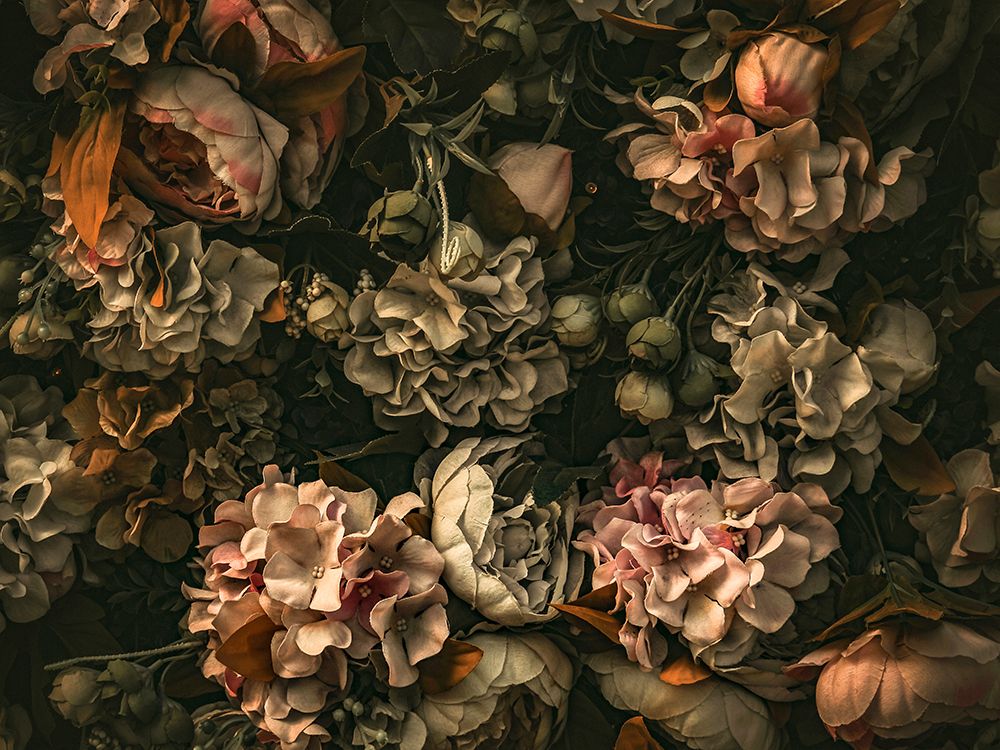 Dark Floral Arrangement art print by Incado for $57.95 CAD