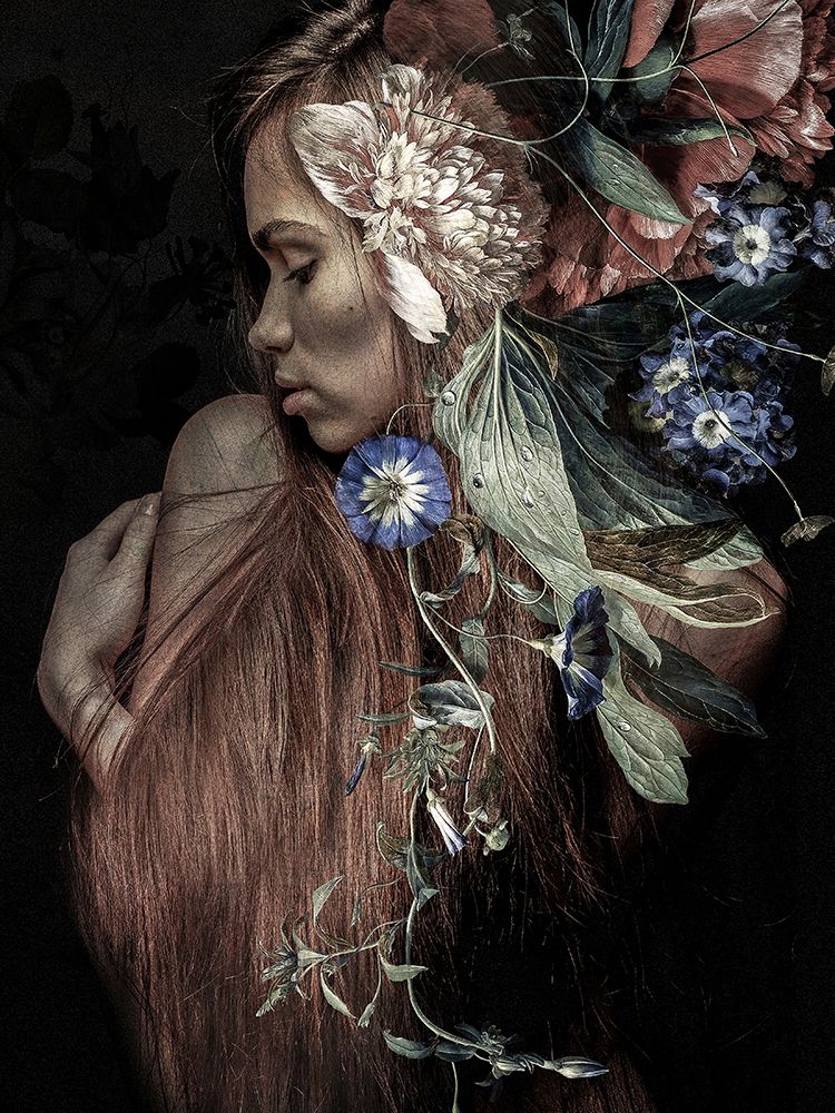 Botanical Woman No. 1 art print by Incado for $57.95 CAD