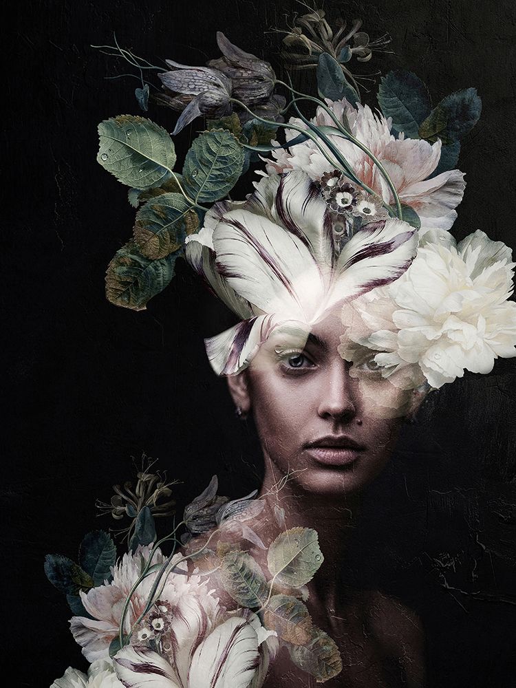 Botanical Woman No. 2 art print by Incado for $57.95 CAD