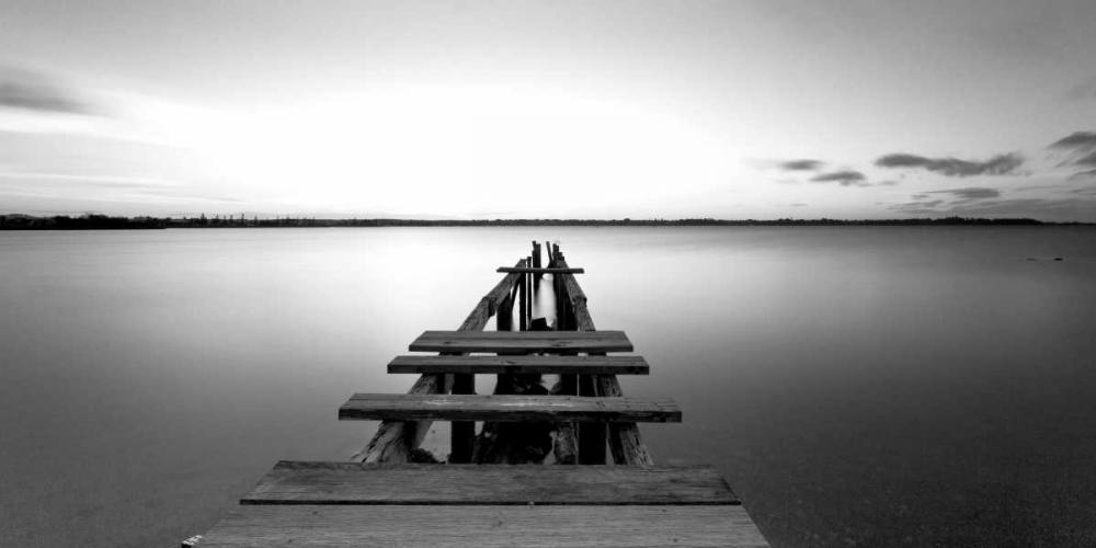 Old pier art print by PhotoINC Studio for $57.95 CAD