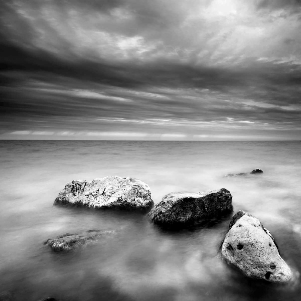 Waves on Rocks art print by PhotoINC Studio for $57.95 CAD
