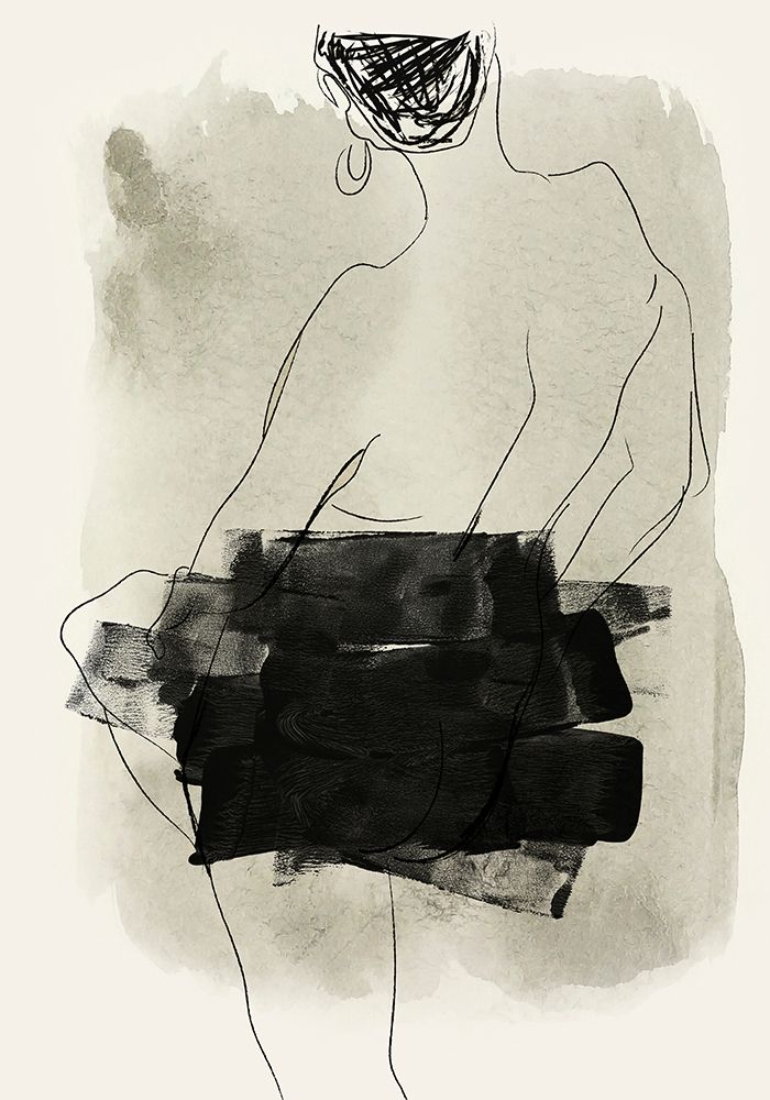 Nude Figurative art print by Incado for $57.95 CAD