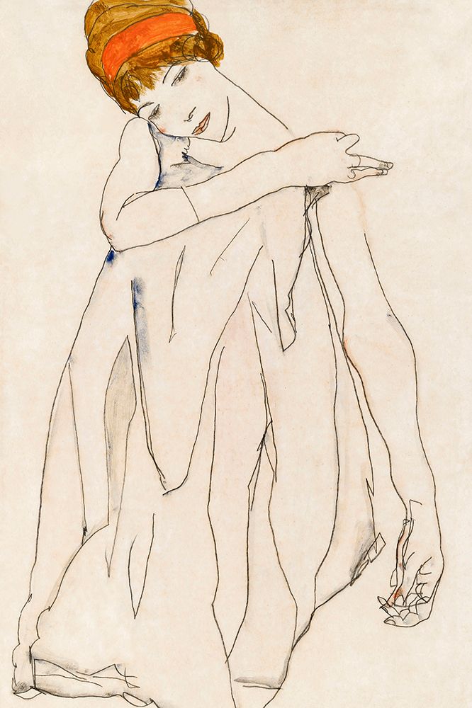 Covered Woman art print by Incado for $57.95 CAD