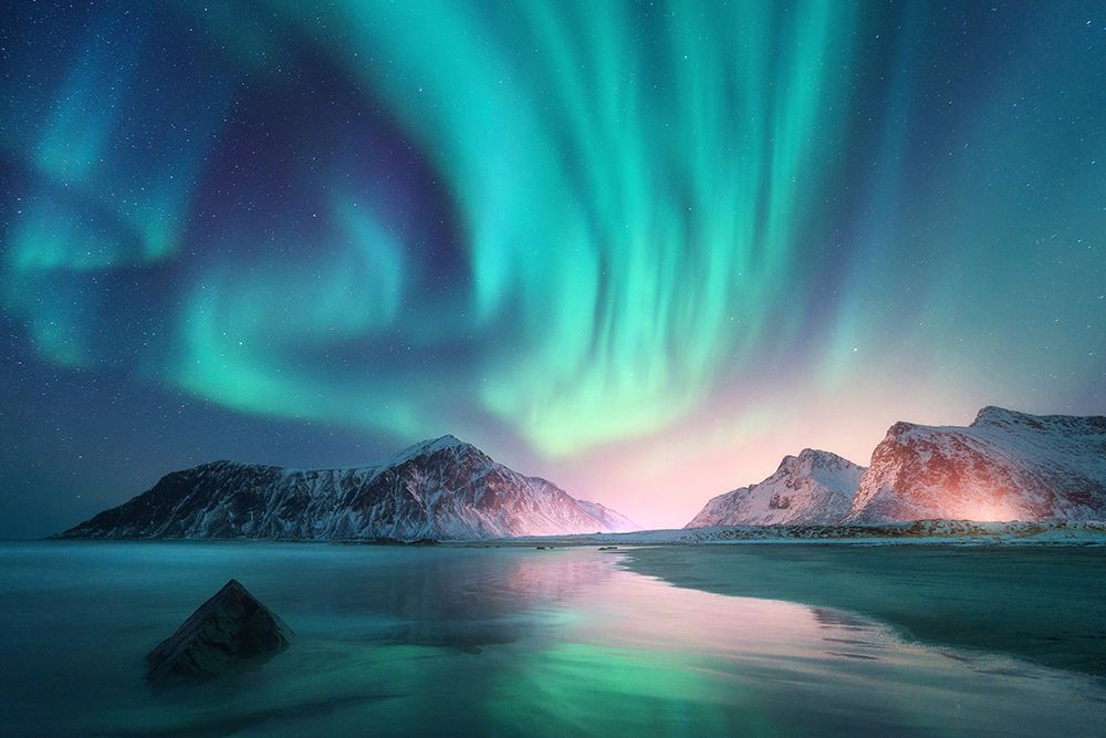 Northern Lights art print by Incado for $57.95 CAD
