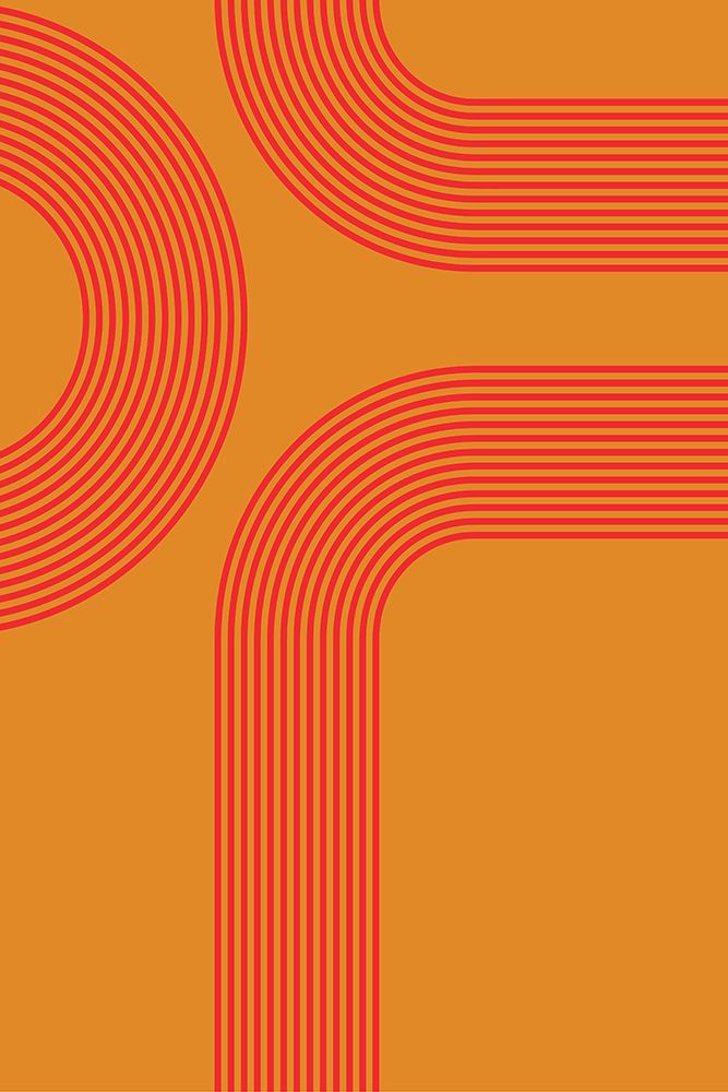 Orange Stripes art print by Incado for $57.95 CAD