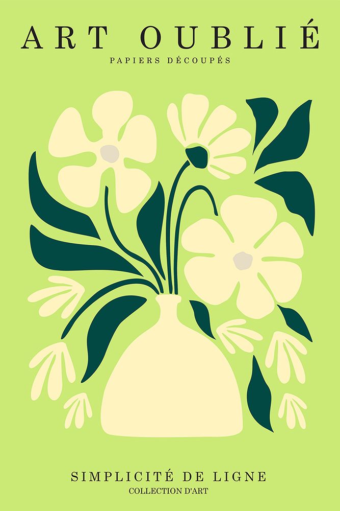 50s Flowers in Vase art print by Incado for $57.95 CAD