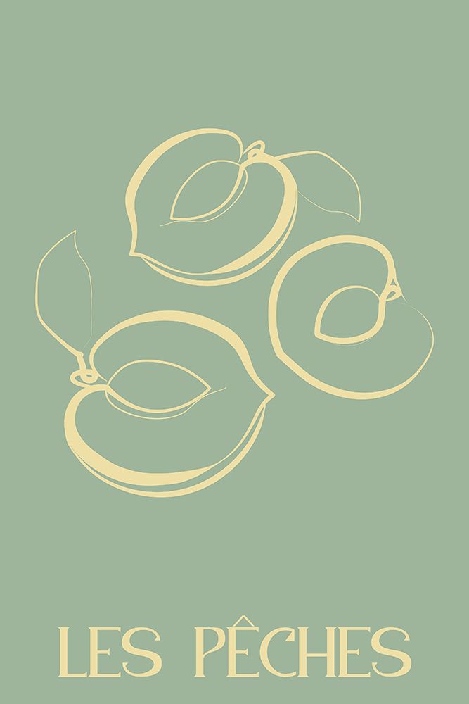 Peach Halves art print by Incado for $57.95 CAD