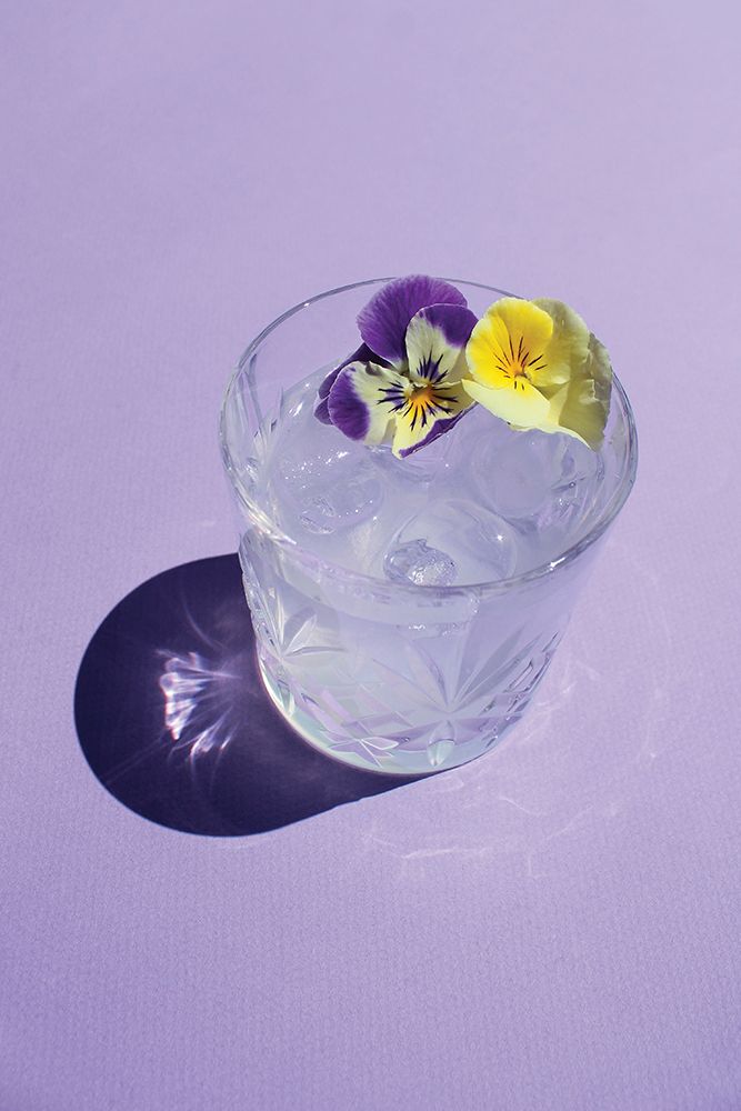 Lavender Water with Pansies art print by Incado for $57.95 CAD