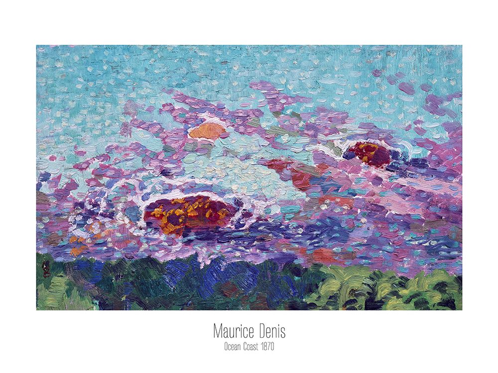 Maurice Denis, Ocean Coast 1870 art print by Incado for $57.95 CAD