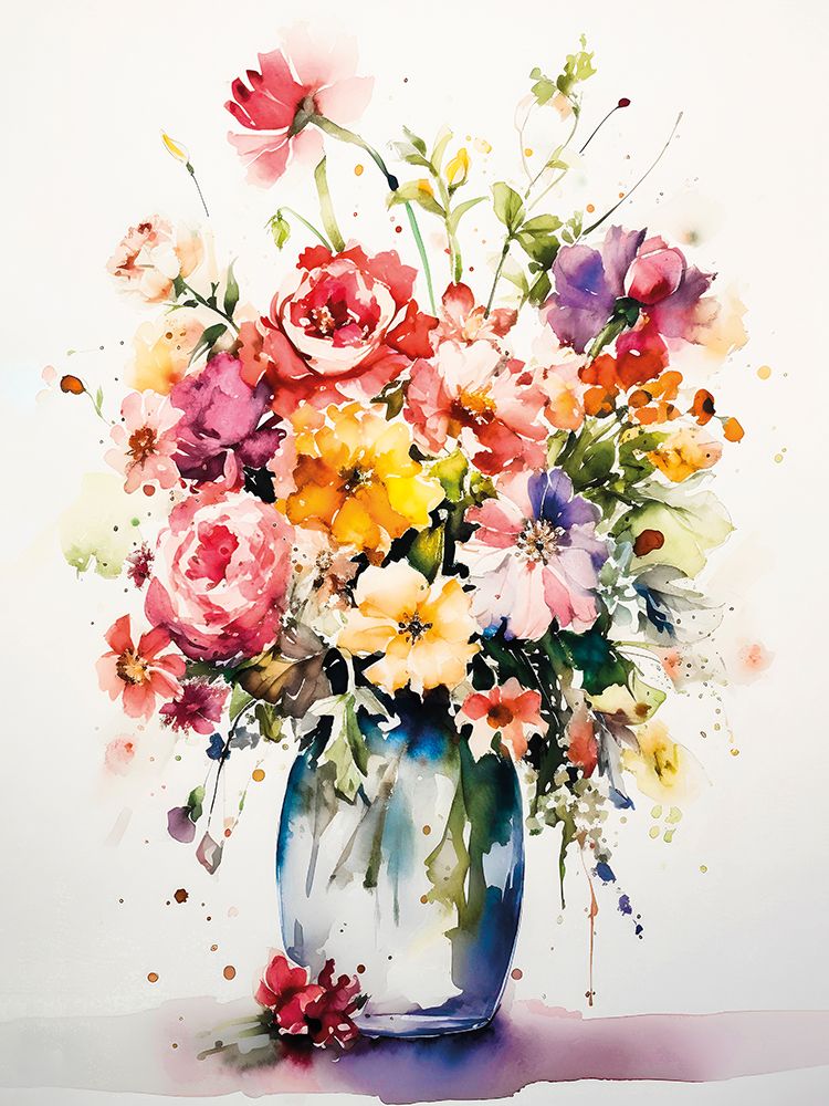 Vibrant Bouquet art print by Incado for $57.95 CAD