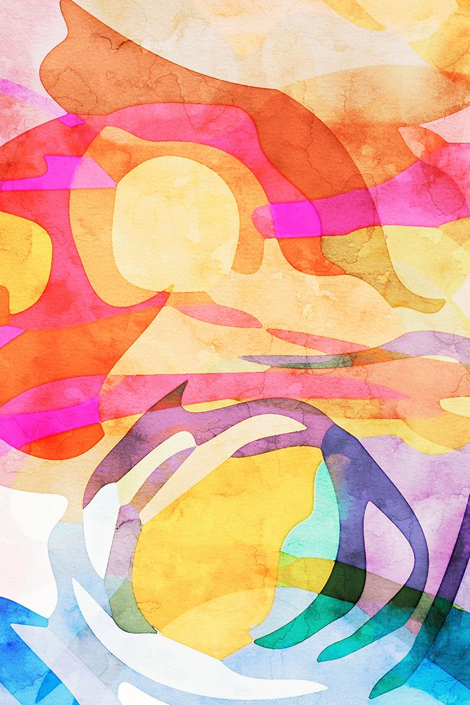 Colorful Abstract art print by Incado for $57.95 CAD