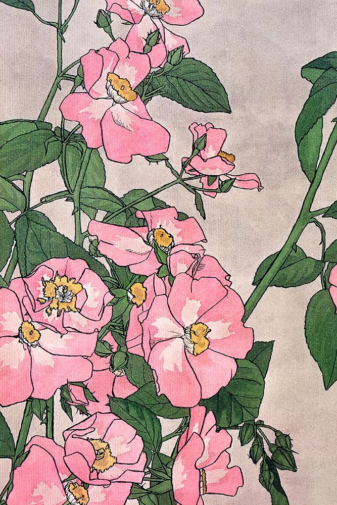 Pink Vine Flowers art print by Incado for $57.95 CAD