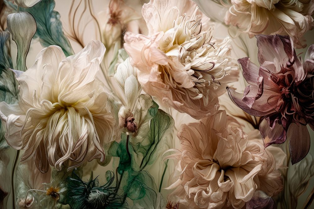 Antique Peonies art print by Incado for $57.95 CAD