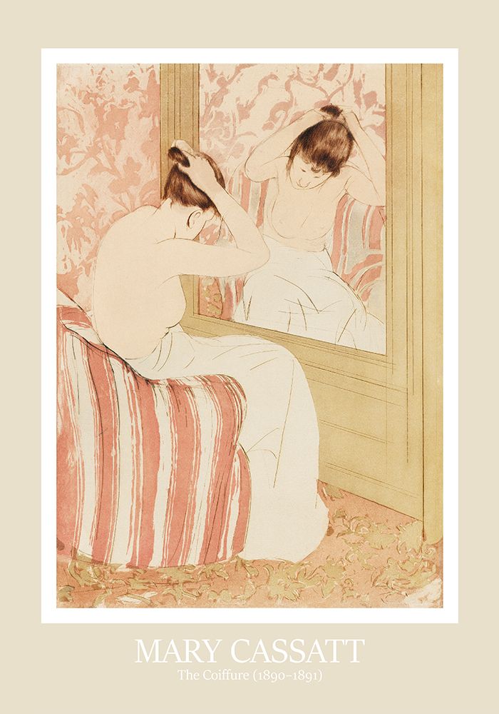 Mary Cassatt, The Coiffure, 1890-1891 art print by Incado for $57.95 CAD