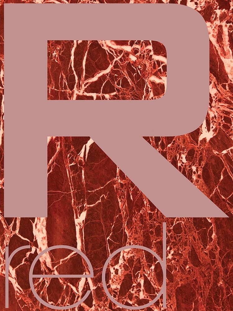 Red marble 03 art print by TypeLike for $57.95 CAD