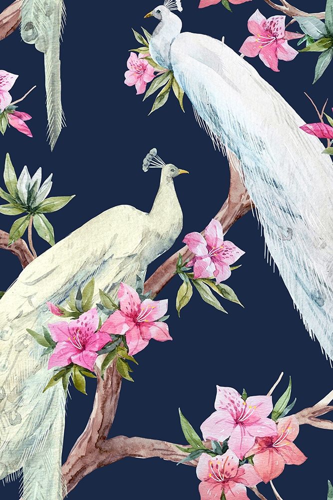 Paradis Birds II art print by Incado for $57.95 CAD