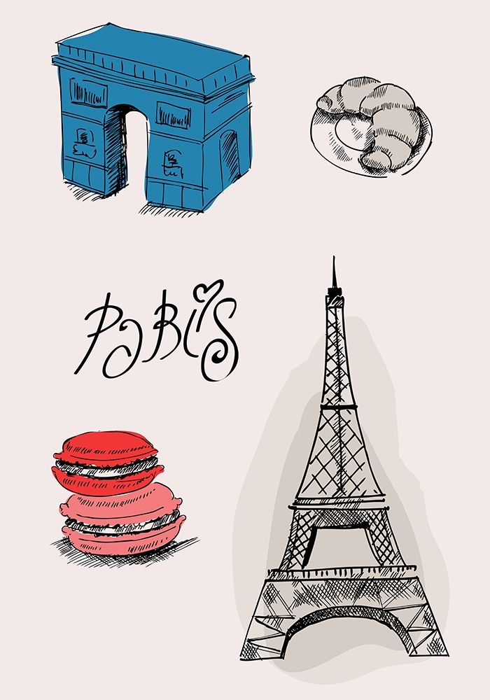 Paris III art print by TypeLike for $57.95 CAD