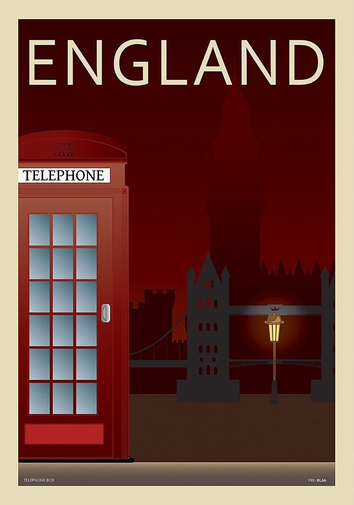 Telephone Box art print by Incado for $57.95 CAD