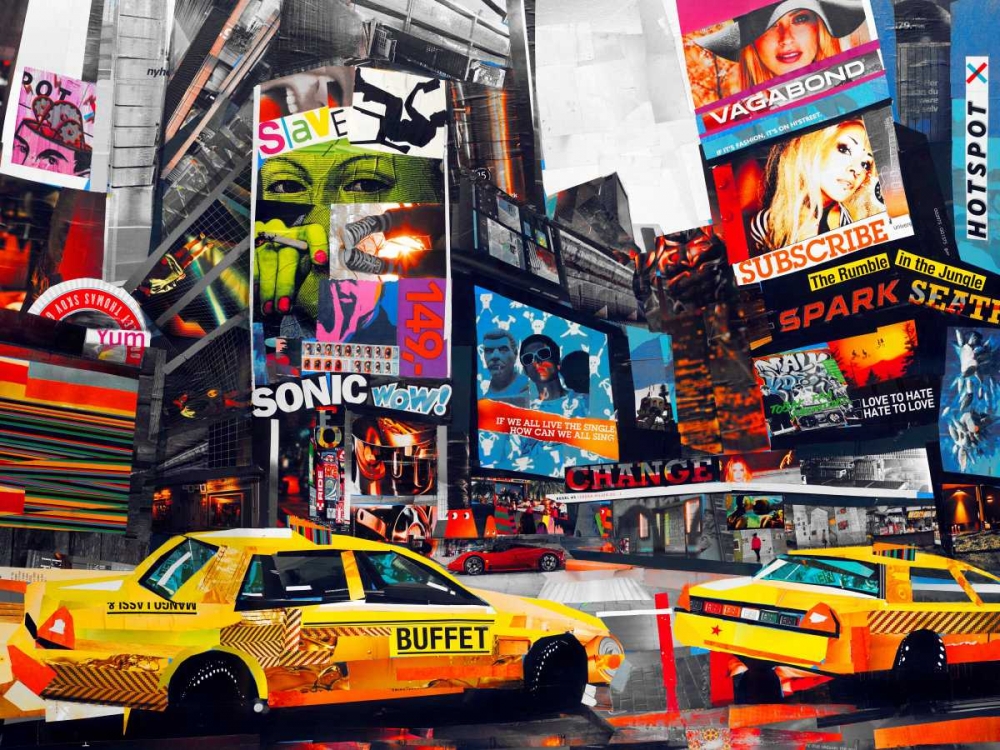Downtown art print by James Grey for $57.95 CAD