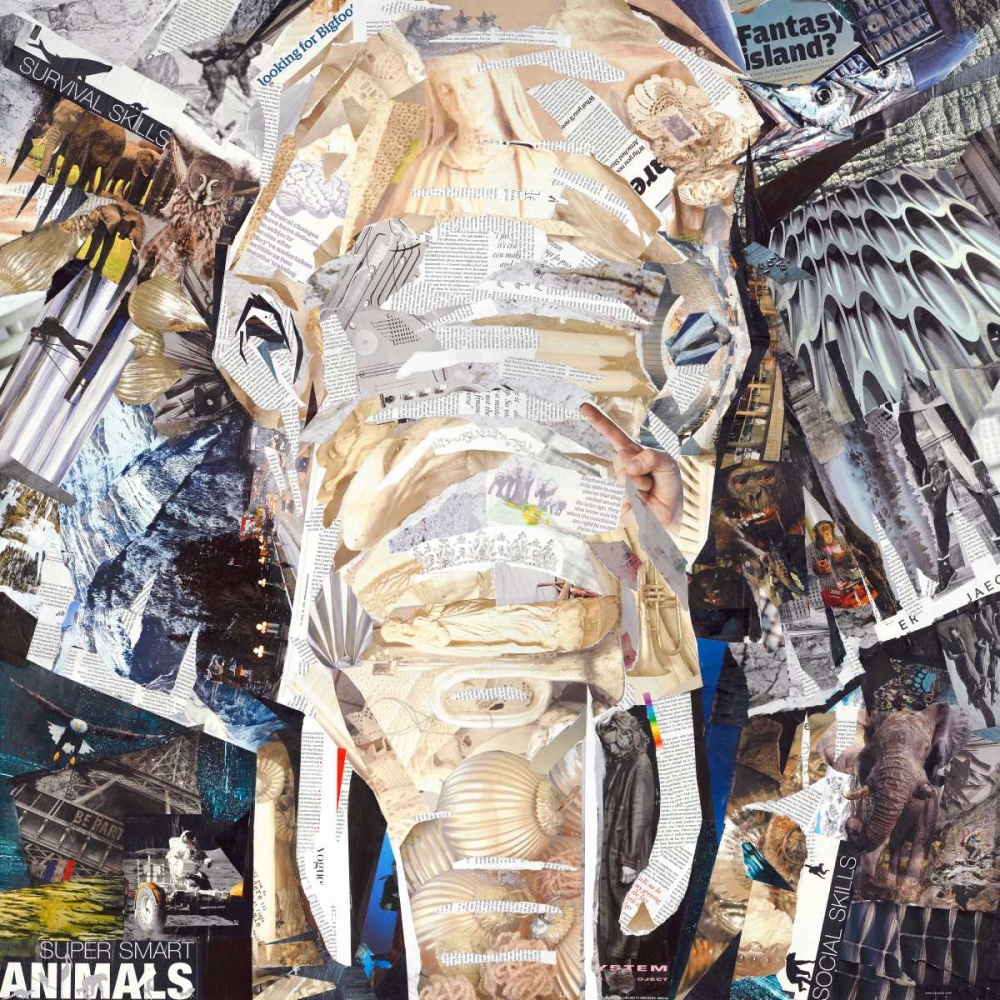 Elephants Gaze art print by James Grey for $57.95 CAD