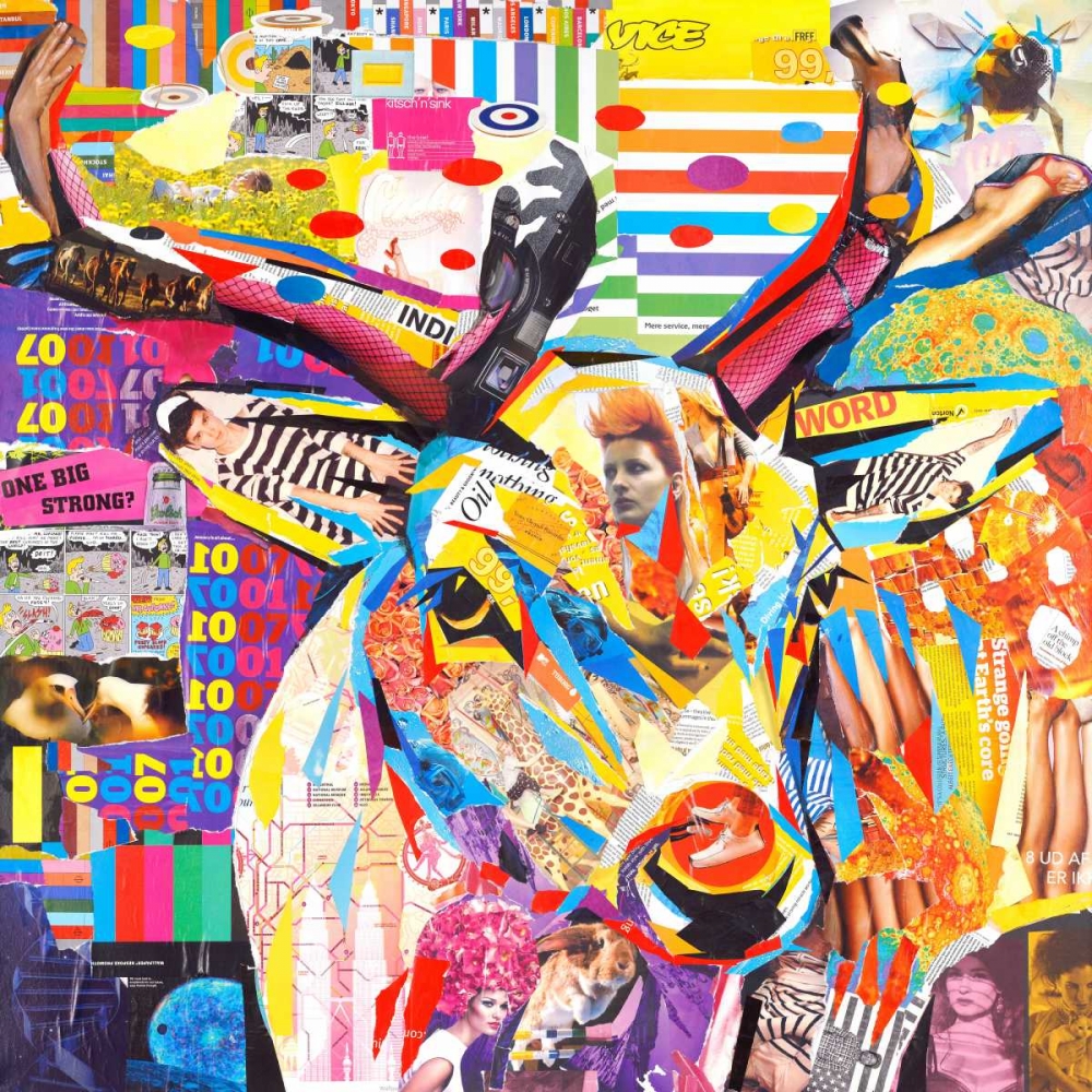 Funky Deer art print by James Grey for $57.95 CAD
