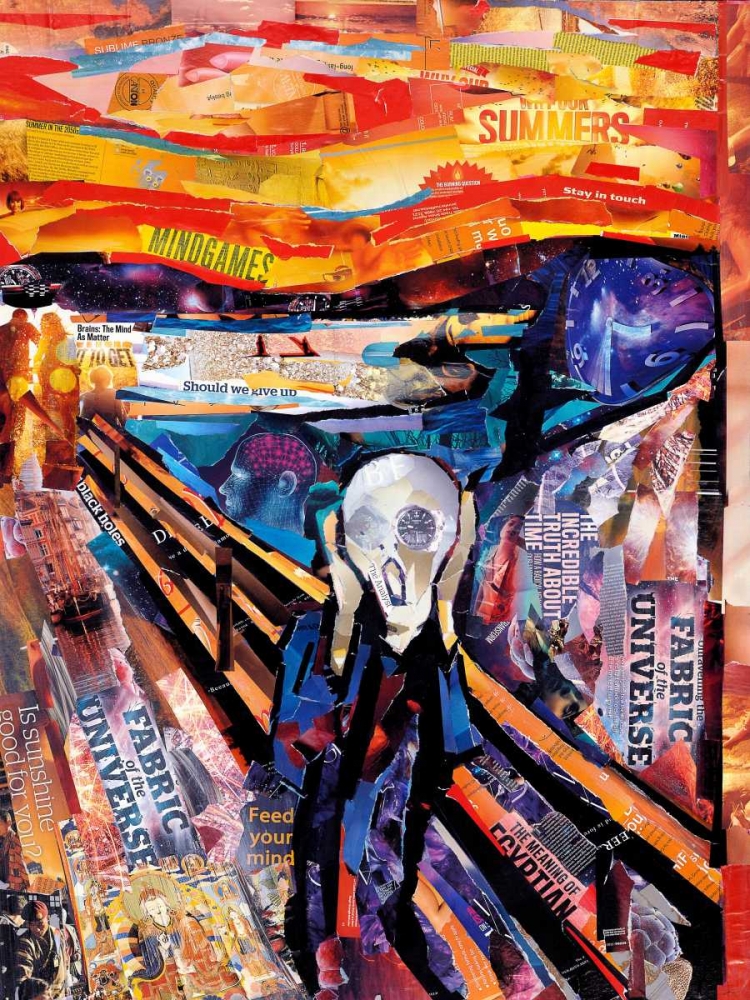 The Scream art print by James Grey for $57.95 CAD