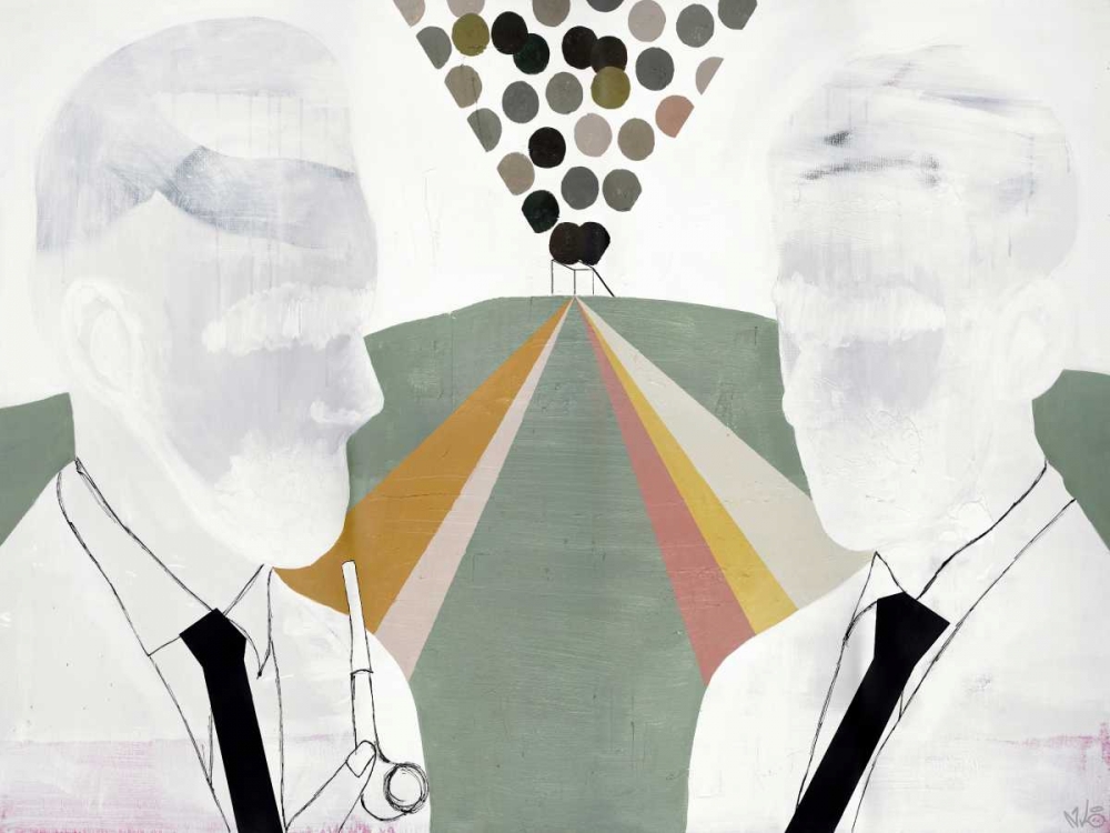 The Literates art print by Nicolai Kubel Olesen for $57.95 CAD