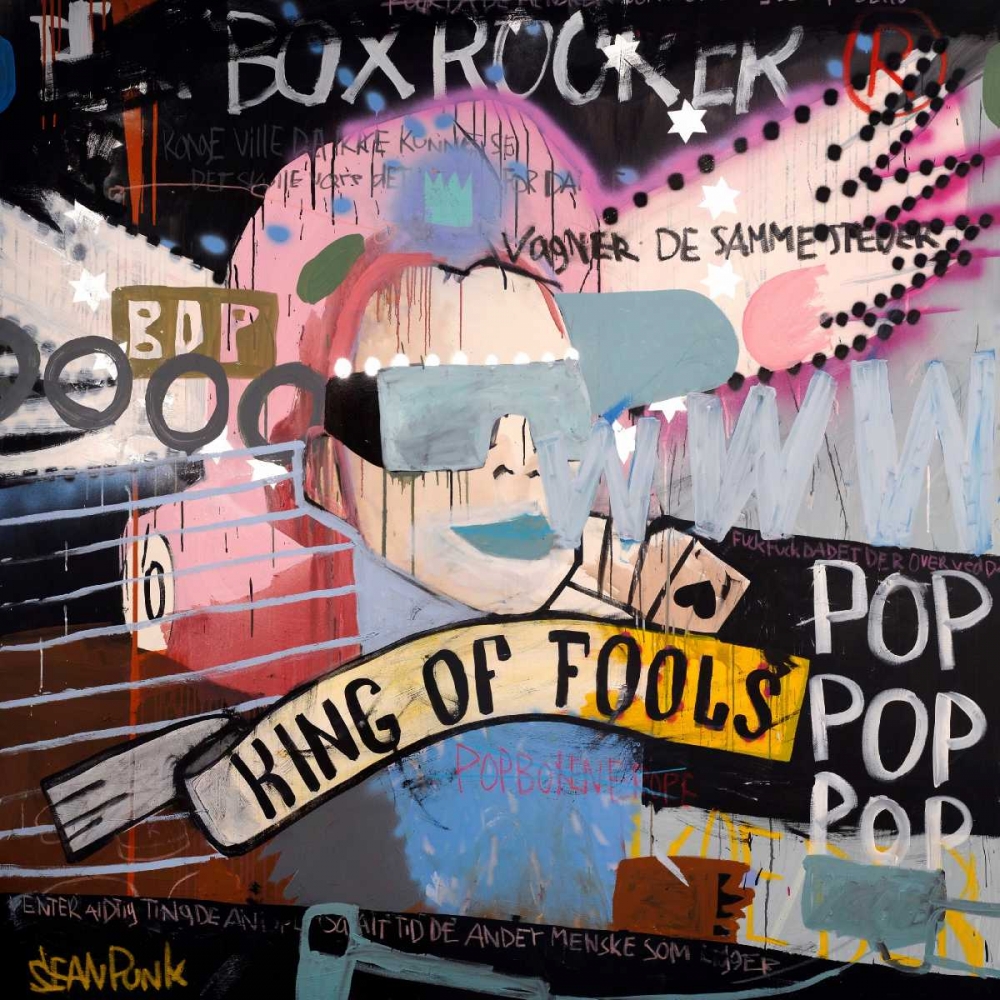 King of fools art print by Sean Punk for $57.95 CAD