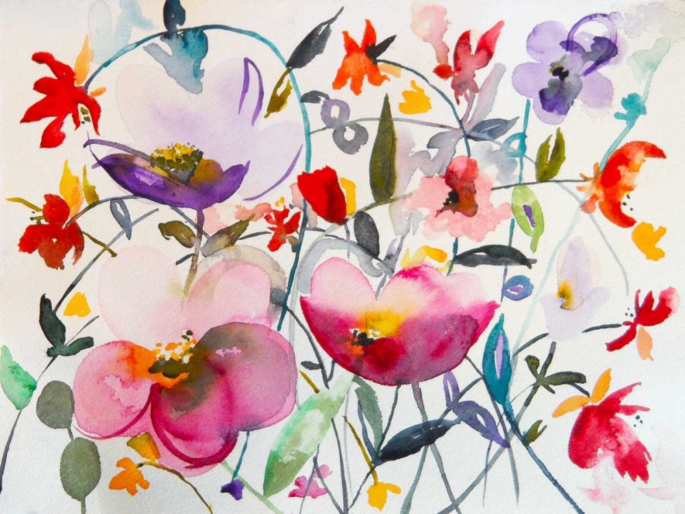 Bohemian Garden art print by Karin Johannesson for $57.95 CAD