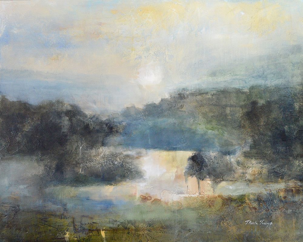 Valley Blue art print by J Austin Jennings for $57.95 CAD
