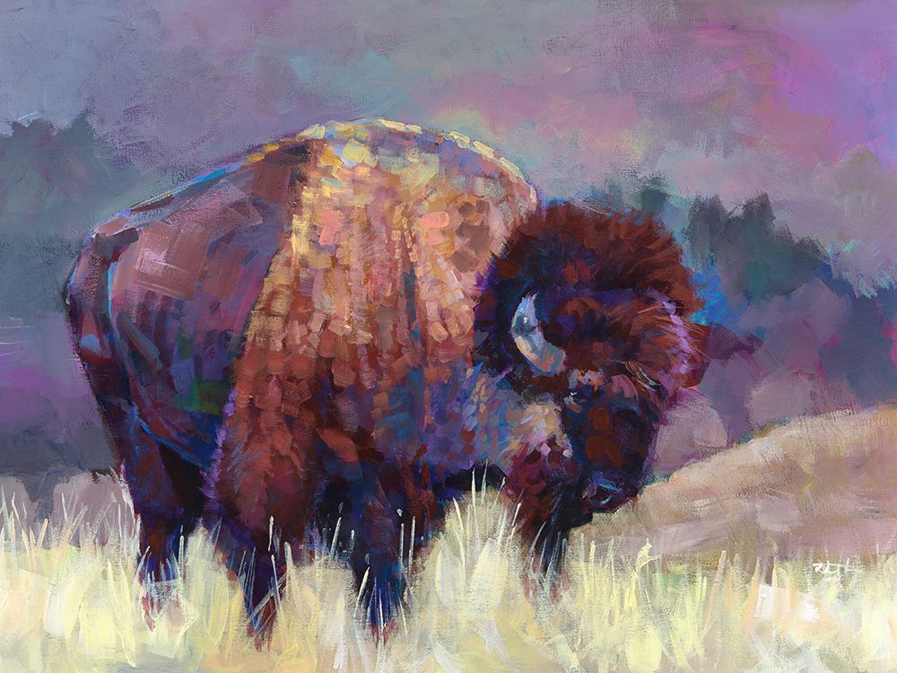 Buffalo Roam art print by Robert Jackson for $57.95 CAD