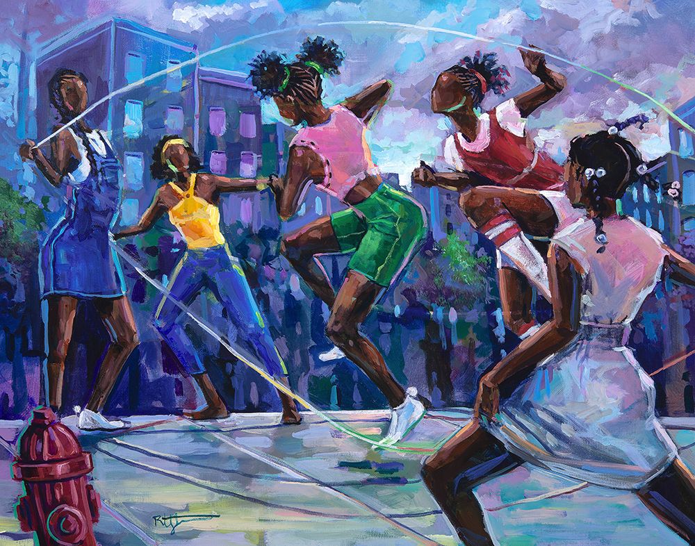 Double Dutch art print by Robert Jackson for $57.95 CAD