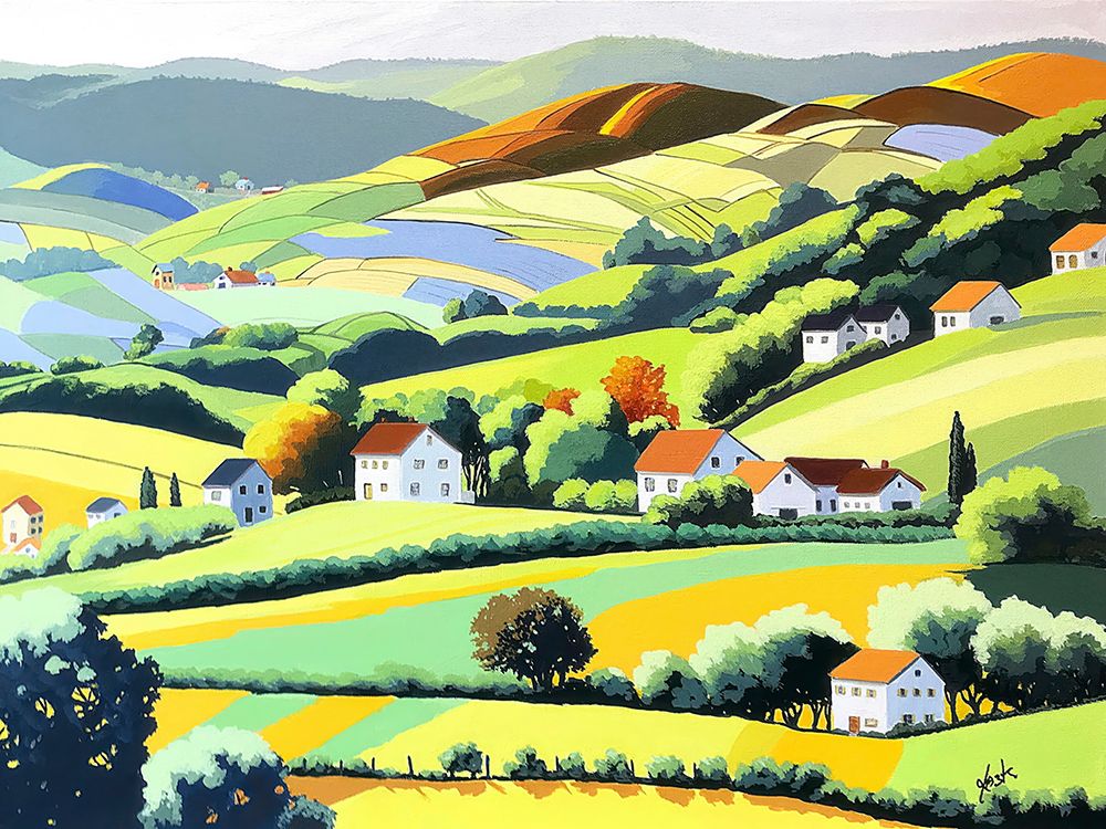 Over Hill and Dale art print by John Jaster for $57.95 CAD