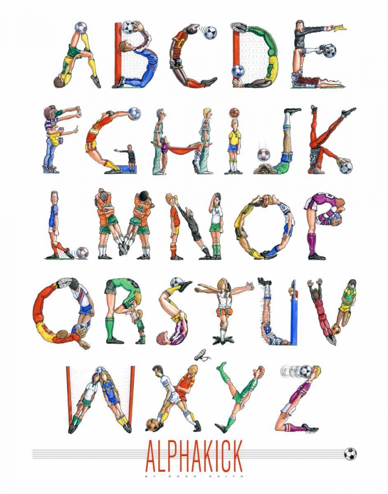 Alphakick art print by Doug Keith for $57.95 CAD