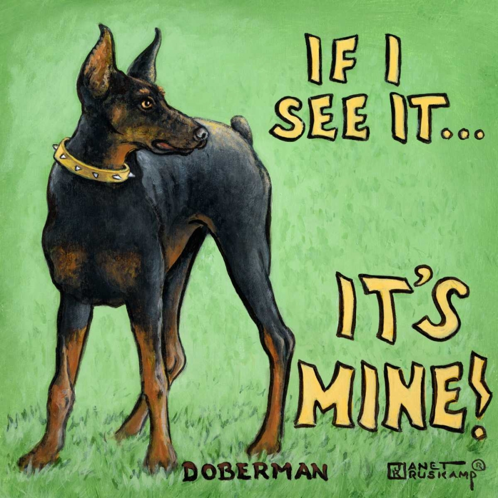 Itâ€™s Mine art print by Janet Kruskamp for $57.95 CAD