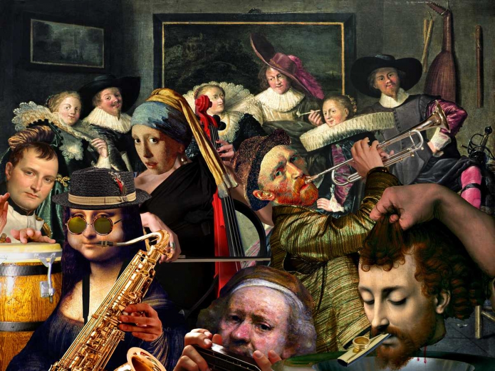 Dinner Music art print by Barry Kite for $57.95 CAD