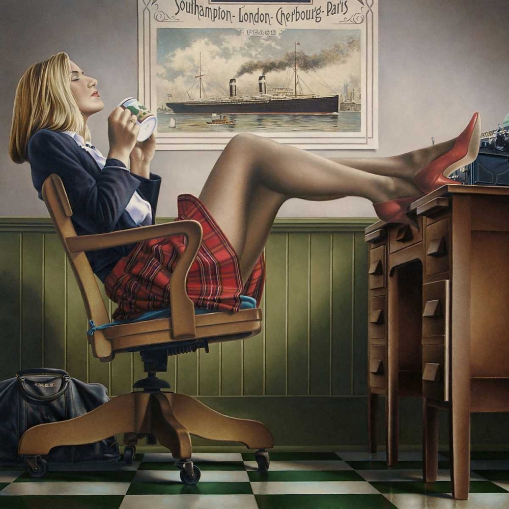 Coffee Break art print by Paul Kelley for $57.95 CAD