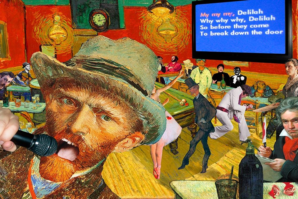 Karaoke Night in Arles art print by Barry Kite for $57.95 CAD