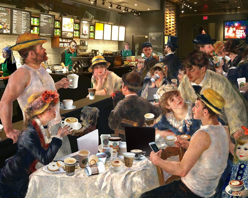 Luncheon of the Cappuccino Party art print by Barry Kite for $57.95 CAD