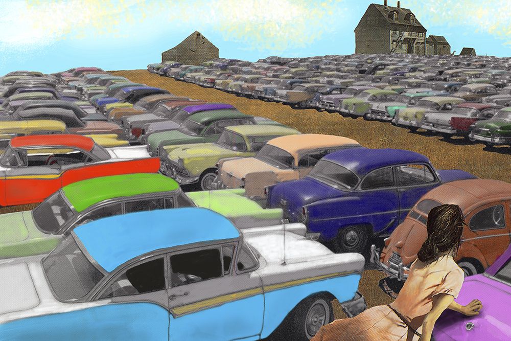 Christinaâ€™s Parking Space art print by Barry Kite for $57.95 CAD