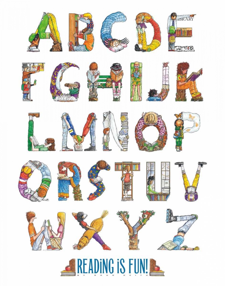 Reading Is Fun! art print by Doug Keith for $57.95 CAD