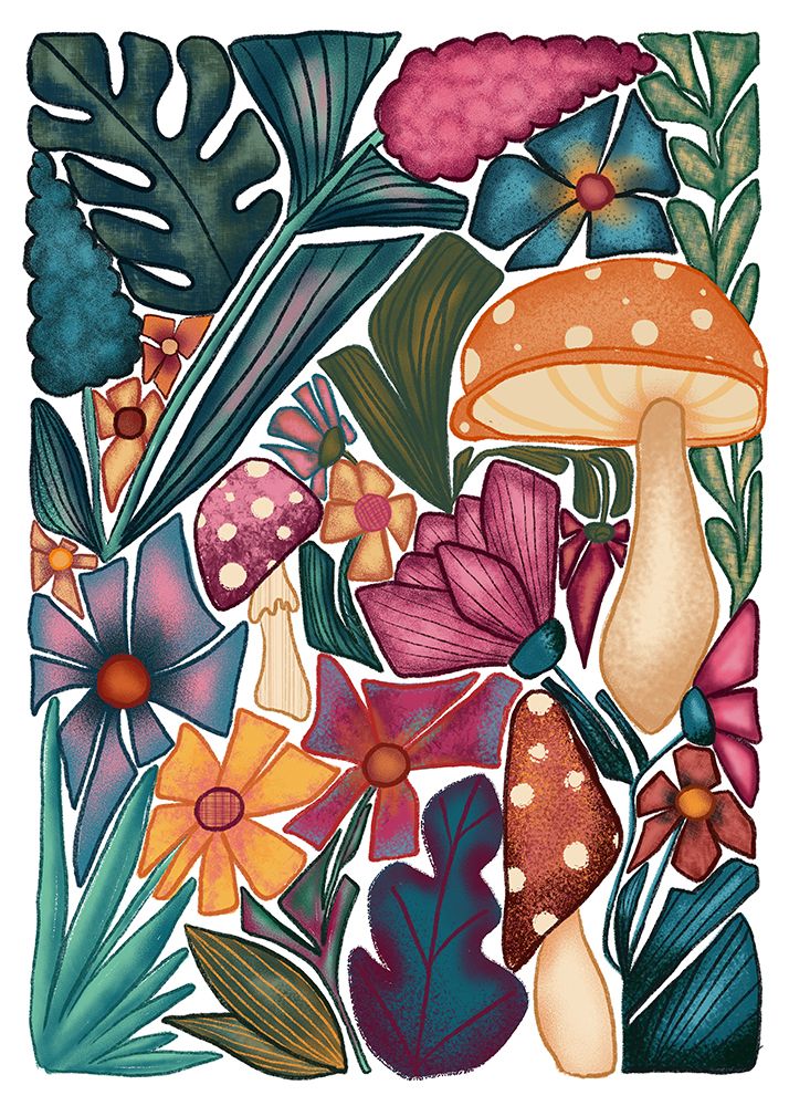 Wild Garden 1 art print by Madelen Klingeroth for $57.95 CAD
