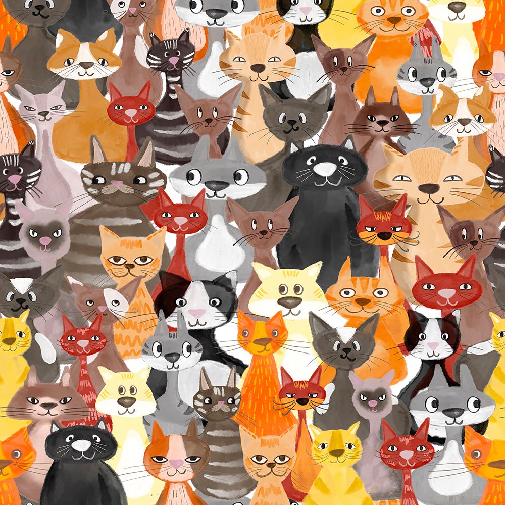 All My Cats art print by Madelen Klingeroth for $57.95 CAD