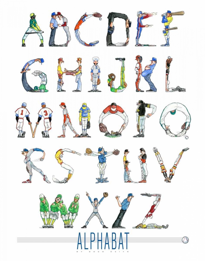 Alphabat art print by Doug Keith for $57.95 CAD